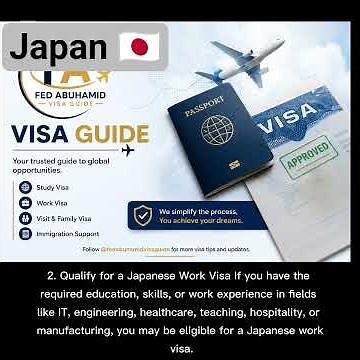 🇯🇵5 Ways to Get a Work Visa in JAPAN 🇯🇵 | Step-by-Step Guide (2026)