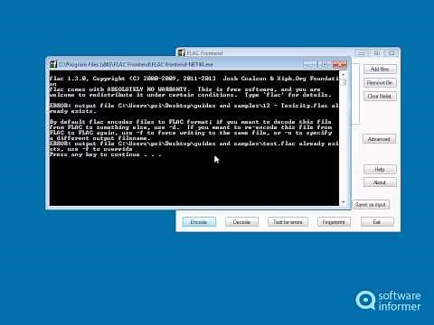 A quick look at FLAC frontend