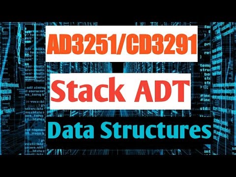 Stack implementation in tamil || Data structures design || AD3251/CD3291||Anna university reg-2021.