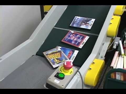 Salt Lake County Library automated book sorter