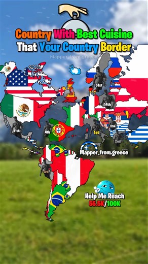 🍝😋 #map #mapper #mapping #mapperfromgreece #maps #geo #geography #shorts #europe #usa #countryballs