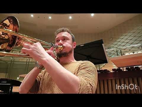 A. Dvorak Symphony n. 9, bass trombone excerpts from 1st and 4th movement