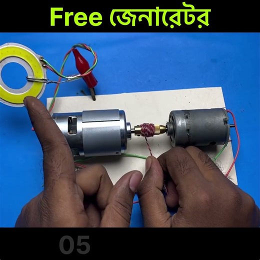 DIY Free Generator use 775 motor 05 #mibiggani #775 #freeenergy #experiment