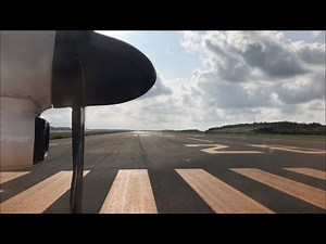 ANA ボンバルディア DHC8-Q400 秋田空港 離陸