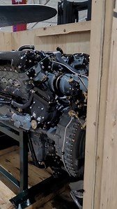 Just arrived from Vintage V12's - AME Randy unveiling the Lancaster’s newly overhauled #4 Packard Merlin engine. Installation will begin soon to be ready for the flying season this summer. | Canadian Warplane Heritage Museum