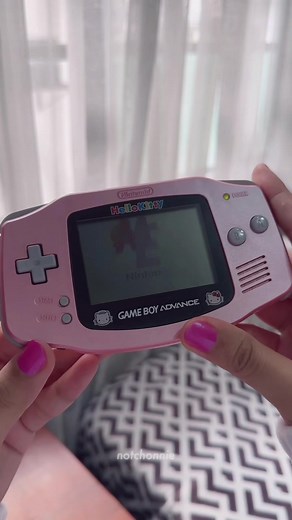 Modded Gameboy Advance: Custom Pink and Clear Console