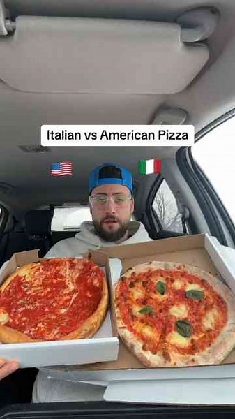 Italian vs American Pizza🍕