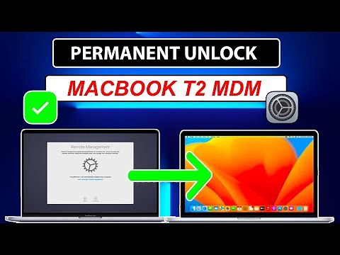 👀✅ Permanent Fix MDM Remote Management Lock on T2 MacBook | MacBook MDM Device Management Unlock