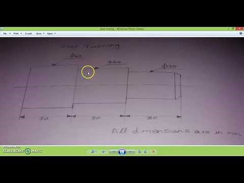 CNC PROGRAM FOR STEP TURNING (CANNED CYCLE)