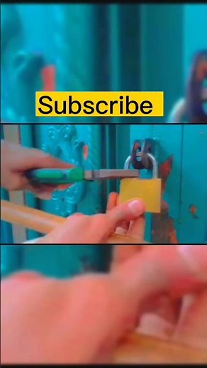 How to Break Pad Lock with Hammer