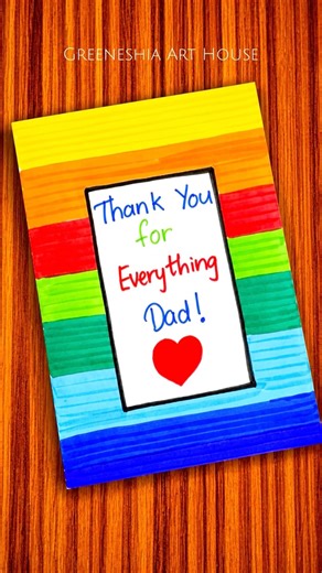 Making Father's Day Card in 2026 🤵‍♂️😍 #shorts #fathersday #shortvideo
