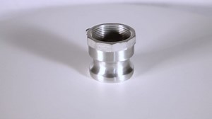 2 Pack 1.5Inch Type A Camlock Fitting Connector Cam and Groove Hose Fitting Aluminum Camlock Coupling (A150)