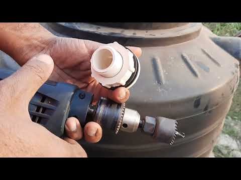 How to Make Hole in Water Tank Drill Method