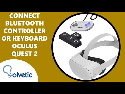 Connect Oculus Quest 2 Bluetooth Controller or Keyboard 🔁