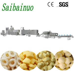 [Hot Item] Corn Puff Snacks Twin Screw Food Extruder Machine