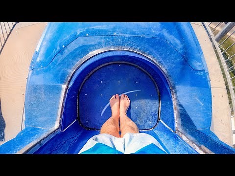 Scary Looping Rocket Water Slide at Aquaplanet Water Park