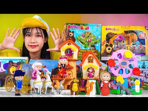 92 Minutes Satisfying with Unboxing Cute Masha and The Bear Toys Collection ASMR 🌻 Toys Review