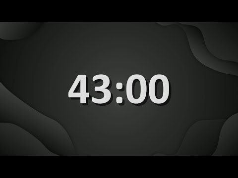 43 Minute (2580 Seconds) Countdown Timer