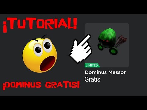 ¡Cómo obtener un Dominus en Roblox totalmente gratis! Tutorial