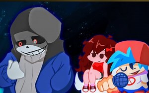 Friday NIght Funkin' VS Murder SANS VS Dusty Drops (FNF MOD/Undertale/dusttale)