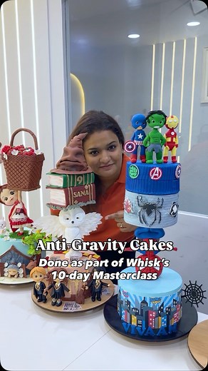 146K views · 24K reactions | 10 anti-gravity cakes, one unforgettable masterclass — when imagination took flight at Whisk Cake Studio!  | Whisk Cake Studio | Facebook