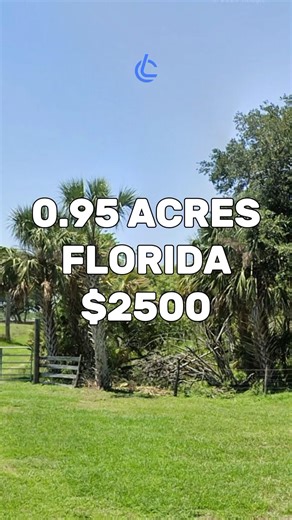0.95 Acres with road access for Sale in River Ranch Florida for $2,500 #land #property #investing