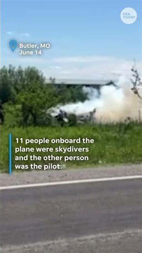 12 people dead in skydiving plane crash in Missouri