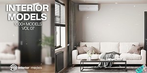 Interior Models VOL 07 | Blender 3D | Asset Browser | Kpack | Furniture | Architectural Visualization | Archviz