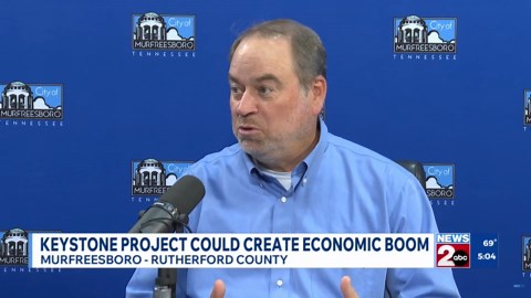 Keystone project could create economic boom for Murfreesboro