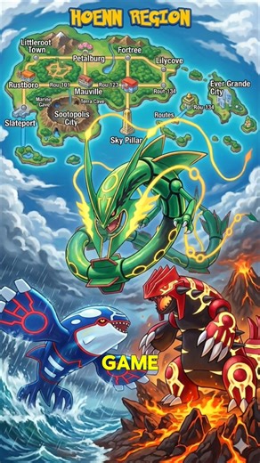 They Rotated the Pokémon Map to Trick Us! 🗺️ #pokemon #anime #shorts #gaming