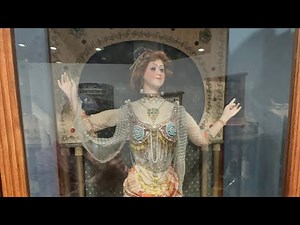 The only known surviving “Coochee Coochee” Dancer from the late 1800’s #arcade #coinop