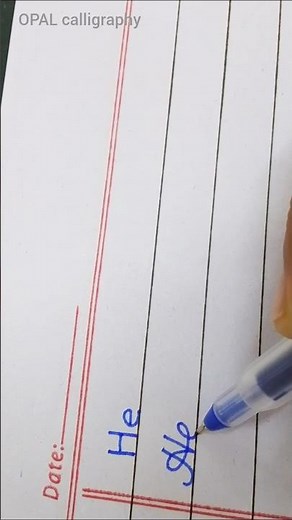 English Handwriting #english #handwriting #sentences #cursive #opalcalligraphy