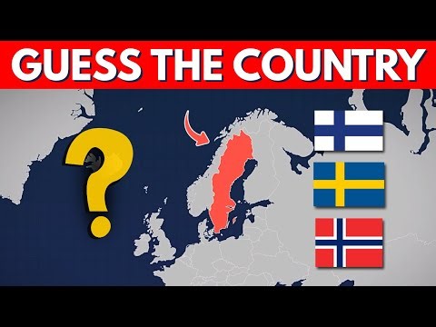 Guess The Country on The Map | Geography Quiz Challenge + Trivia