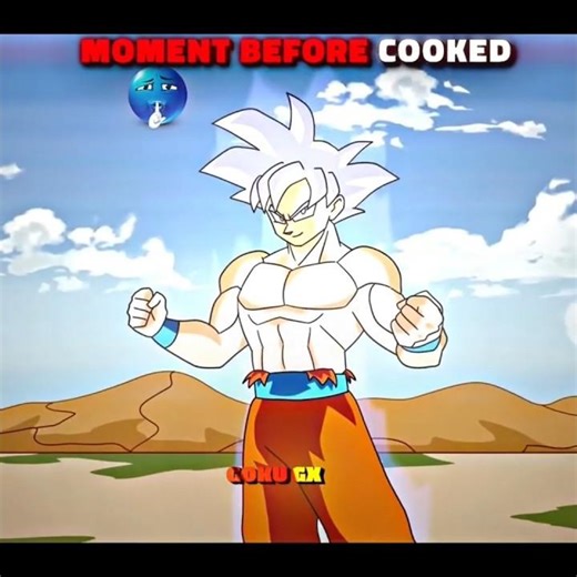 Goku Gets Serious #goku #dragonball #anime #edit