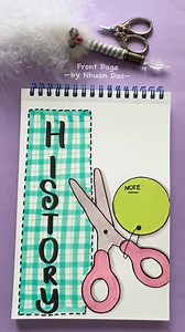 11 Aesthetic Front Page Ideas | Cute Calligraphy & Creative Notebook Covers #nhuandaocalligraphy #lettering #frontpage | Nhuan Dao Calligraphy