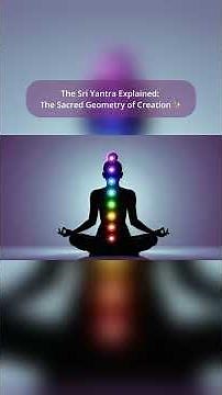 The Sri Yantra Explained: The Sacred Geometry of Creation #shorts #sacredgeometry #energyhealing