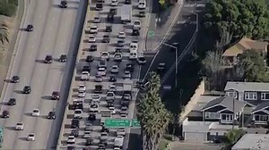 Traffic Alert! A stretch of the 101 Freeway is backed up for miles in the downtown LA area due to police activity on an overpass in Boyle Heights. Live traffic map here-->http://4.nbcla.com/Sl860k9 | NBC LA