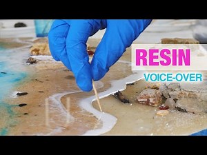 Beach Resin Art Tutorial Uses Sand And Rocks (Voice-over)