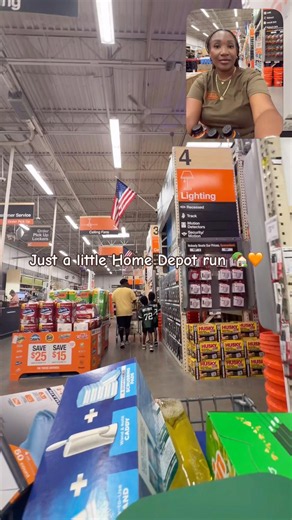 A quick Home Depot run with the crew 🏡🧡