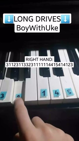 Play long drives on piano easily: Short beginner-friendly tutorial