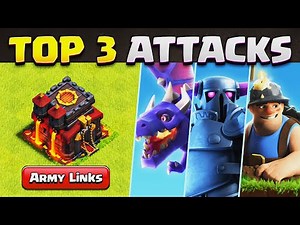 TOP 3 TH10 Attack Strategies (2025) + Copy Army Links 🔥 Clash of Clans