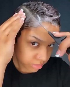 235K views · 5.3K reactions | Diy pixie cut | Mhiz Pretty Gift | Facebook