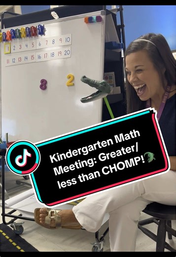 Engaging Kindergarten Math with CHOMP! Alligator