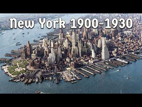 New York 1900-1930: Manhattan Skyline Emerges (AI Reconstruction)