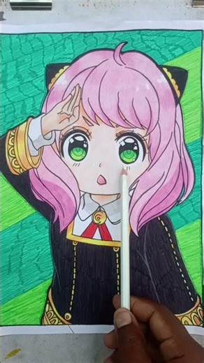 Anya drawing #art 🙏🇮🇳❤️☺️