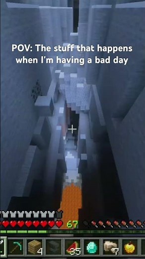 Its always the powdered snow! 😭💀 #minecraft