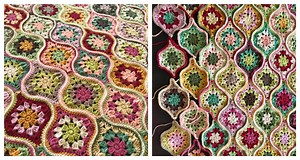 Mystical Lanterns Blanket Crochet Pattern [Video] - Crochet & Knitting