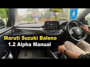 POV ASMR Drive | 2022 Maruti Suzuki Baleno 1.2 Alpha Manual | RAINY Day Drive | ASMR | Fun Drive