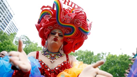 Berlin celebrates Pride parade with techno beats and rainbow flags