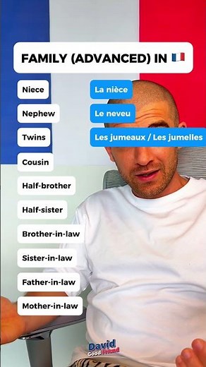 French Family Vocabulary: Extended Family in French
